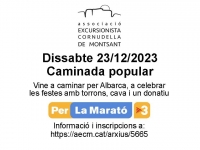 23/12/2023-Cava, torrons i un gest per la Marató