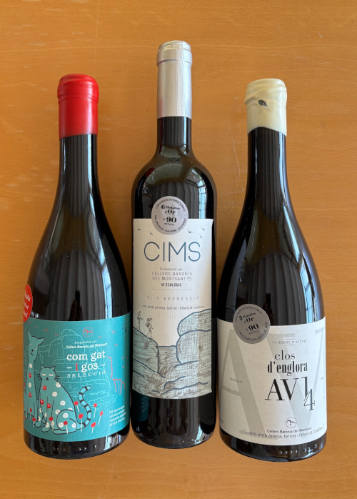 Lot de 3 vins del Celler Baronia del Montsant